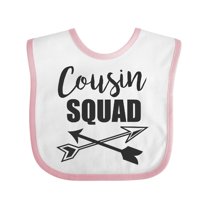 Inktastic Cousin Squad with Arrows Boys or Girls Baby Bib