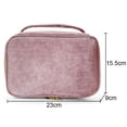 thumbnail image 2 of Makeup Bag, Travel Make Up Organizer Cosmetic Brush Bags-Pink, 2 of 5
