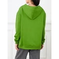 thumbnail image 6 of Men Women Zip Hoodies Letter Print Long Sleeve Oversized Sweatshirts, 6 of 9