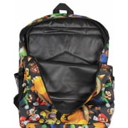 Super Mario Bros. Backpack All Over Character Print 16 Bag