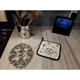 thumbnail image 7 of Caroline's Treasures White Havanese Coffee Bar Pair of Pot Holders Pair 7.5x7.5 Quilted Insulated Hot Pads Decorative Kitchen Gift Made in USA, 7 of 7