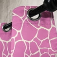 thumbnail image 3 of Ambesonne Giraffe Grommet Curtain, Abstract Animal Skin, 50" x 120", Pink Cream, 3 of 6