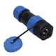 thumbnail image 5 of Enchufe de aviación IP68, resistente al agua, tuerca trasera sin soldadura, conector macho hembra 250V 5A LP20, 5 of 8