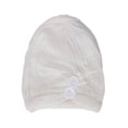 thumbnail image 1 of Womens Fashion Button Beanie - Off-White, 1 of 2
