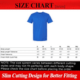 thumbnail image 2 of Gildan Softstyle Royal T-Shirt for Men Pack of 6 | 100 Cotton, Short Sleeve, Crew Classic Shirt, M, 2 of 5