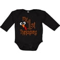thumbnail image 3 of Inktastic Plaid 1st Thanksgiving Turkey Boys or Girls Long Sleeve Baby Bodysuit, 3 of 5