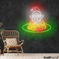 thumbnail image 2 of Craftnamesign Pasta Santa Neon Sign Decor, Pasta Restaurant Wall Art, Santa Christmas Sign, 2 of 5