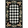 thumbnail image 1 of Nuloom 3' 6 x 5' 6 Hand Hooked Morning Glory Rug in Black, 1 of 4