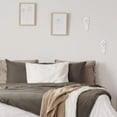 thumbnail image 3 of 24Pcs Plastic White Non-Trace Wall Picture Hooks Invisible Traceless Picture Photo Frame Hanger, 3 of 8