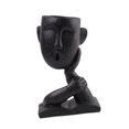 thumbnail image 3 of Maceta de resina para flores, adorno para exteriores, regalo, decoración, estatua, plantas de interior, maceta para escritorio, cocina, oficina, hogar Estilo C, 3 of 8