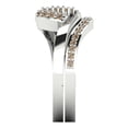 thumbnail image 3 of 0.45 ct Brilliant Round Cut Yellow Moissanite 18K White Gold Solitaire with Accents Engagement Bridal Wedding Ring Band Set size 10.25, 3 of 7