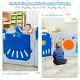 Gymax 16Panel Toddler Kids Safety Play Center Baby Playpen with Lockable Gate