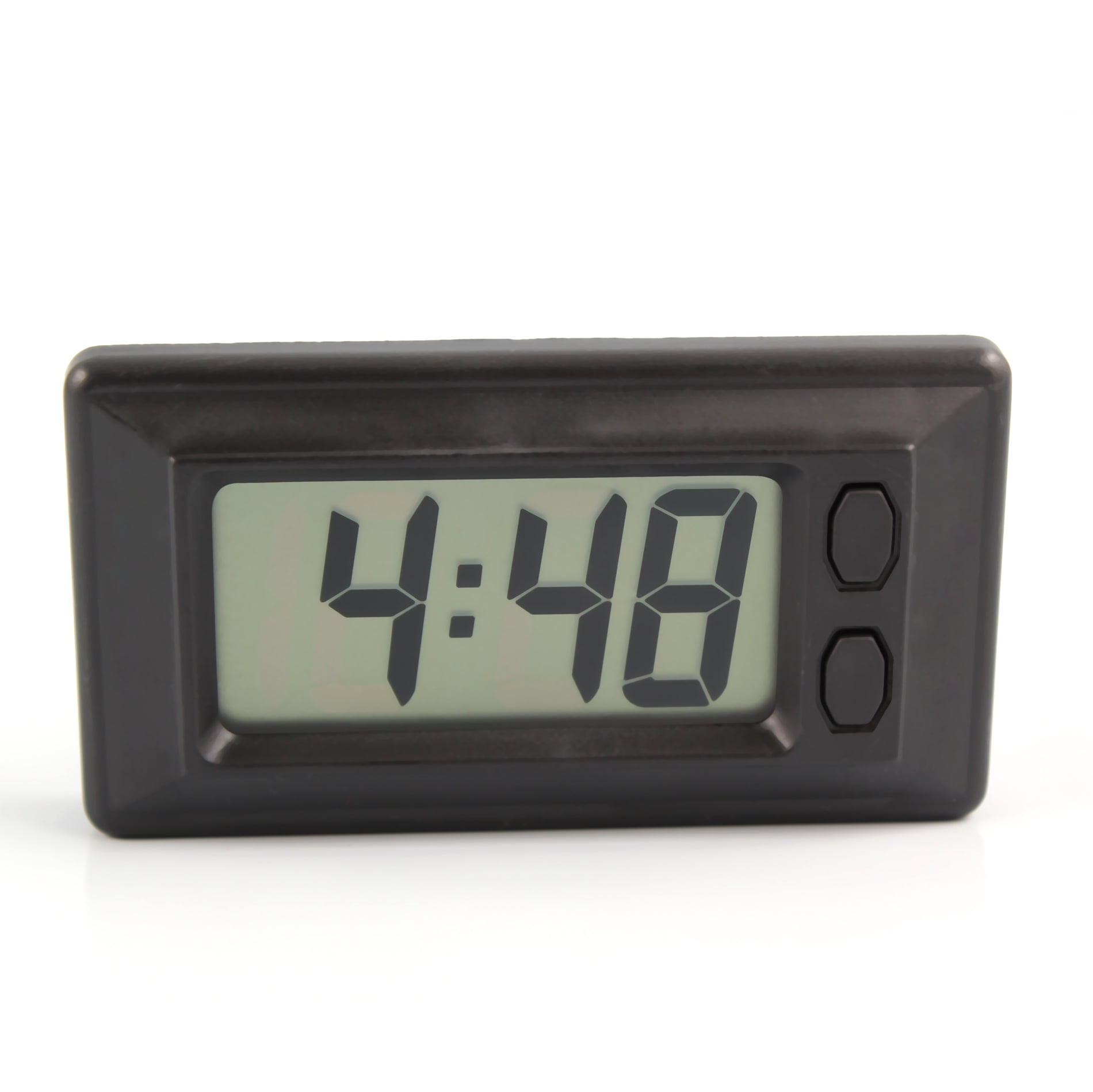 Portable Time Data LCD Screen Digital Display Clock Calendar For Car Dashboard 