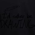 thumbnail image 3 of CafePress - I'd Rather Be Drawing - Pullover Hoodie, Classic & Comfortable Hooded Sweatshirt, 3 of 4