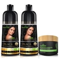 thumbnail image 1 of Herbishh Champú tinte capilar + 1pc Mascarilla capilar de argán - Tinte para el Cabello Combo Pack-2pcs (Negro), 1 of 5