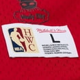 thumbnail image 4 of Men's Mitchell & Ness Scottie Pippen Red Chicago Bulls Mesh Name & Number Short Sleeve Hoodie, 4 of 5