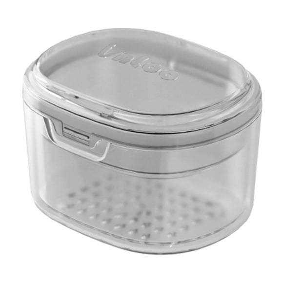 Estuche Para Retenedores De 2 Capas, Versátil, Para Dentaduras Postizas, Ideal Para La Oficina, Viajes Y El Hogar.