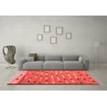 thumbnail image 3 of Ahgly Company Indoor Rectangle Abstract Red Contemporary Area Rugs, 2' x 5', 3 of 4