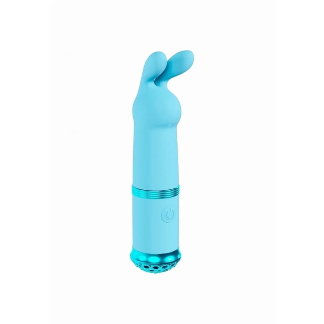 Loveline Reve 10 Function Silicone Rechargeable Mini Rabbit G-Spot Vibrator, Blue