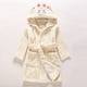 thumbnail image 5 of Albornoces para niños Ropa de Dormir Niños Niñas Albornoz Ultra Suave y Liviano Toalla de baño con Capucha 2-9 años, Conejo Blanco brillar  Electrónica, 5 of 5