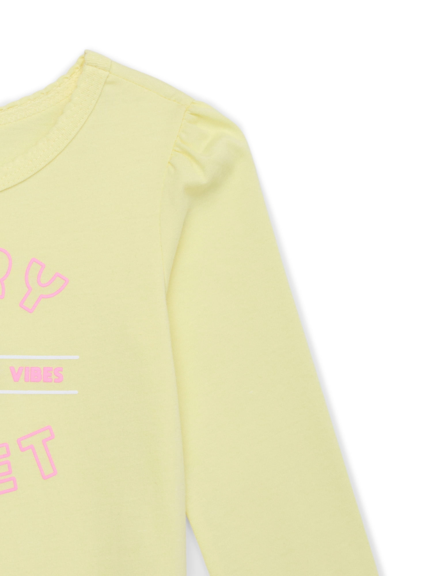 Garanimals Toddler Girl Long Sleeve Graphic T-Shirt, Sizes 18M-5T