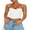 White, variant on Lnzyyephy Women Bustier Camisole Lace Trim Cropped Corset Tops Zip Backless Shirt Summer Tank Tops for Streetwear Clubwear