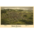 thumbnail image 2 of Moyer 24x17 Black Ornate Wood Framed with Double Matting Museum Art Print Titled - Derry Pennsylvania - Moyer 1900, 2 of 4