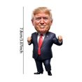 thumbnail image 3 of SunyaMood - Divertido adorno colgante de T-rump (acrílico), creativo, para coche, mochila, llavero, decoración para árbol de Navidad, el mejor regalo para amigos (B), 3 of 8