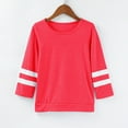 thumbnail image 6 of Girls T Shirts Round Neck Long Sleeve Patchwork Children Tee Spring Fall Casual Loose Shirts Size 8-9Y, 6 of 6
