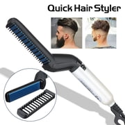4 in 1 Multifunctional 3 Minute Quick Hair Styler Comb Curling Iron Volumize Flatten Side Straighten Fashion Hair Style Tools