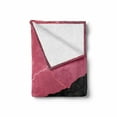 thumbnail image 2 of Nature Soft Flannel Fleece Throw Blanket, Thunderstorm Bolts with Vibrant Colorful Sky Like Solar Phenomenal Nature Picture, Cozy Plush for Indoor and Outdoor Use, 60" x 80", Pink Grey, by Ambesonne, 2 of 6