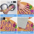 thumbnail image 4 of Easter Bunny Welcome Mat Absorbent Durable Velvet Rug Modern Design Indoor, 4 of 6