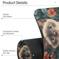 thumbnail image 4 of Yayeee Faucet Mat for Kitchen Sink 30" Diatomite Long Splash Guard Pad, Flowers and Cat, 4 of 7