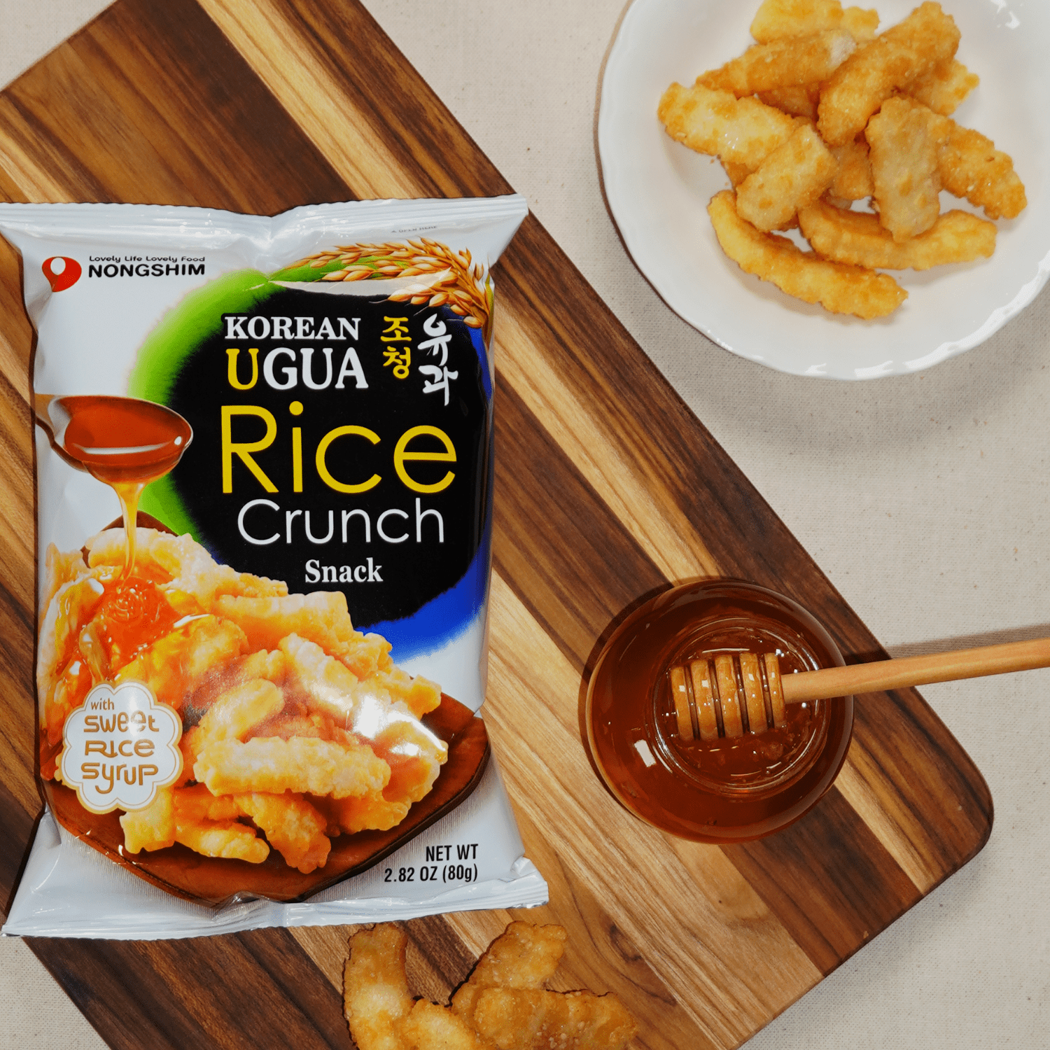 (2 pack) Nongshim Chochung U-gua Rice Cake Snack, 2.8 Ounces