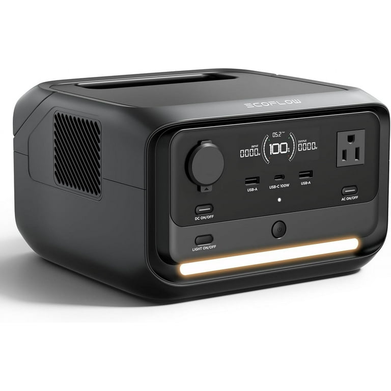 EF EcoFlow River 3 Plus 270 Portable Power Station, 268Wh