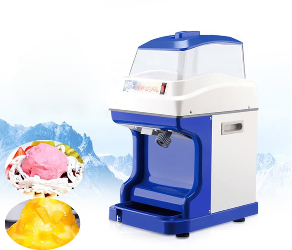 INTBUYING Ice Shaver Ice Fully Automatic Ice Tube Crusher Ice Breaker Commercial Use with Dust Cover