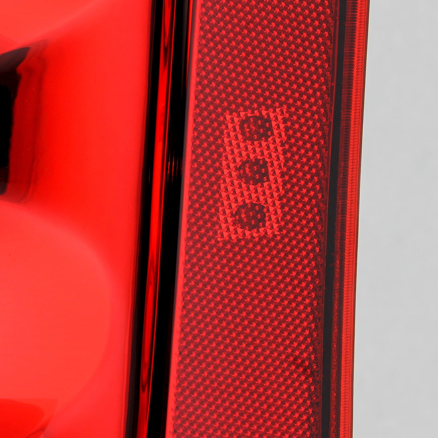 AKKON - Fits 2011-2020 Dodge Grand Caravan Premium LED Chrome Red Clear Tail Brake Lights w/ Turn Signal Driver Left Side