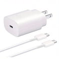 thumbnail image 1 of Cargador USB C Adaptador PD De 25 W Alimentación USB C PPS Carga Súper Rápida Con Cable De Carga Rápida Tipo C A C De 3,3 Pies Para Samsung Galaxy S22/S22 Ultra/S22 Plus/S21/S21 Ultra/S21/S20/S20 Ultr, 1 of 4