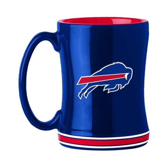 Taza De Cerámica NFL Relief 14oz Buffalo Bills