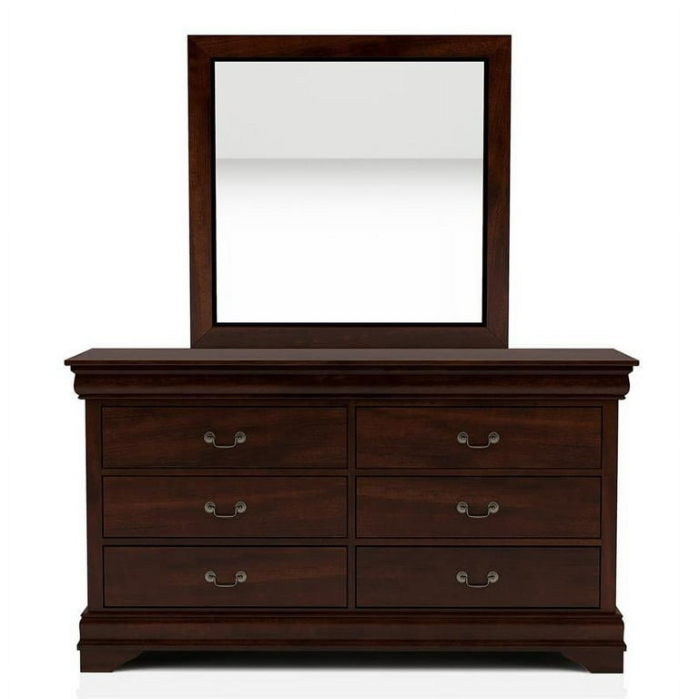 Cherry wood 2024 dresser set