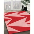 thumbnail image 2 of Ahgly Company Indoor Rectangle Patterned Pastel Pink Area Rugs, 2' x 4', 2 of 6