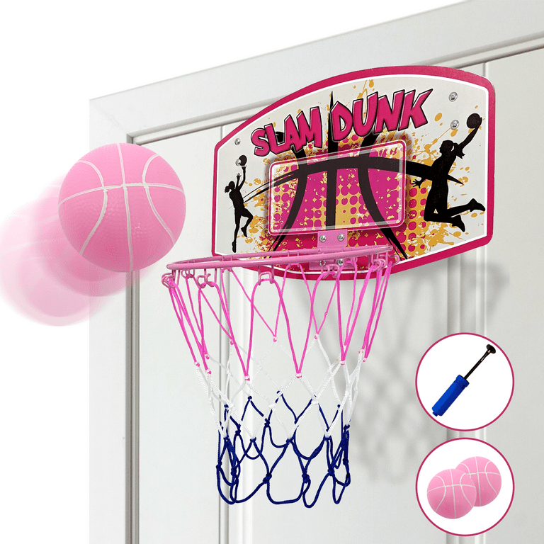 Indoor Basketball Hoop For Kids Indoor Over The Door Mini - Temu