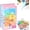 A+B, variant on 2 Pack Rainbow Squeeze Art Kit, 2026 Upgrade Magic Rainbow Scratch Paper Art Set, Creative Squeegee Painting Kit DIY Postcards Scratch Art Party Favors Novelty Birthday Gifts (Set A)