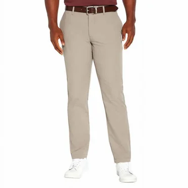 Banana Republic Men's Flat Front Pants (London Fog, 40Wx30L)