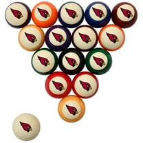 Imperial Cream Arizona Cardinals Retro Billiard Ball Set