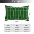 thumbnail image 2 of Kdxio Cotton Pillow Cases 20"x30" Pillowcases,Soft and Breathable Bedroom Pillow Cases-American Football Field1-No Pillow Core, 2 of 5