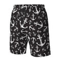 thumbnail image 4 of Pofeuu Anchors Prin Men's Swim Trunks Quick Dry Bathing Suit Swimming Board Shorts Mesh Lining Beach Swimwear-3X-Large, 4 of 6