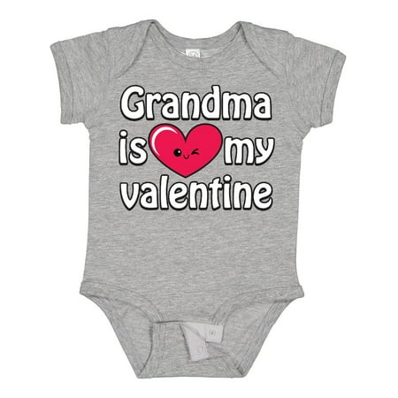 

Inktastic Grandma is My Valentine Gift Baby Boy or Baby Girl Bodysuit
