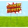 thumbnail image 1 of Wbg Smoked Turkey (18" x 24") Yard Sign, Includes Metal Step Stake, 1 of 6