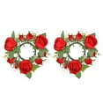 thumbnail image 5 of 2Pcs Candlestick Garland Lifelike Candle Holder Wreath Long-lasting Artificial Wreath for Home Party Decoration, 5 of 7